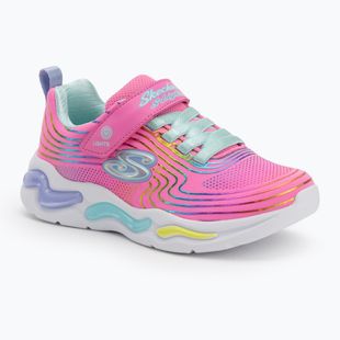 Кросівки дитячі SKECHERS S-Lights Wavy Beams pink/multi