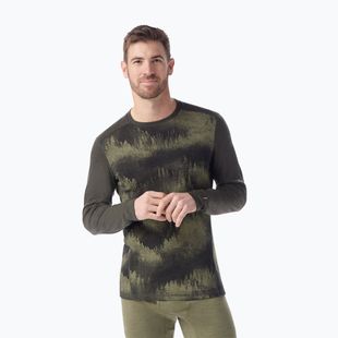 Лонгслів термічний чоловічий Smartwool Merino 250 Baselayer Crew Boxed north woods foggy pines