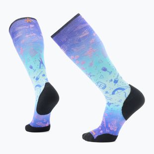 Шкарпетки гірськолижні Smartwool Ski Targeted Cushion Nature Doodles Print OTC capri