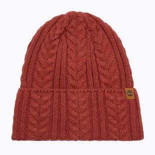 Шапка зимова жіноча Timberland Cable Beanie garnet rose