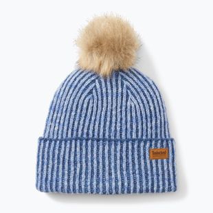 Шапка зимова жіноча Timberland Plaited Melange Beanie frozen fjord