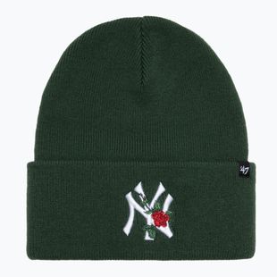Шапка зимова 47 Brand MLB New York Yankees Thorn dark green