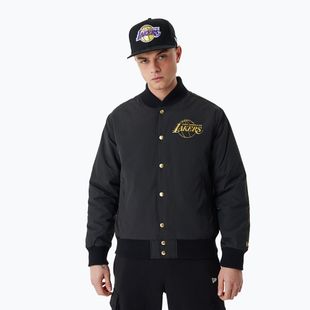 Куртка чоловіча New Era NBA Script BP Bomber Los Angeles Lakers black