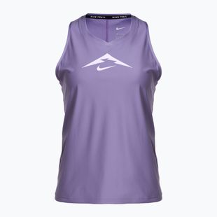 Топ для бігу жіночий Nike Trail Dri-Fit Graphic TT daybreak/lilac bloom