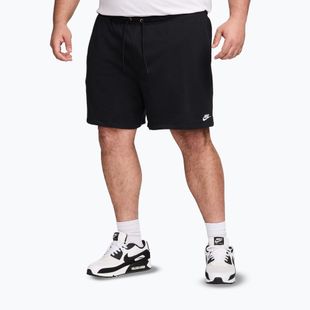 Шорти чоловічі Nike Club French Terry Flow black/black/white