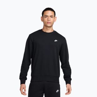 Кофта чоловіча Nike Club French Terry Crew black/white