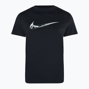 Футболка для бігу жіноча Nike One Dri-Fit black/white
