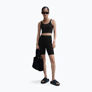 Бюстгальтер для тренувань Nike Zenvy Rib Light Support Longline black/black