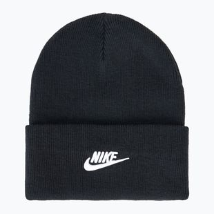 Шапка зимова Nike Peak Futura Beanie black/white