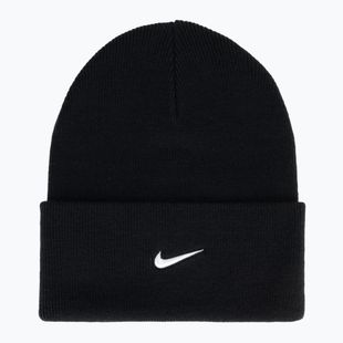 Шапка зимова Nike Peak Swoosh Beanie black/white