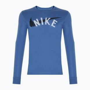Лонгслів чоловіча Nike Dri-FIT фітнес aegean storm
