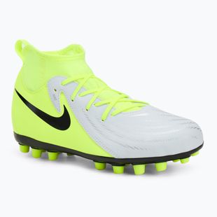 Кросівки футбольні дитячі Nike Phantom Luna 2 Academy AG Jr metallic silver/black/volt