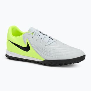 Кросівки футбольні чоловічі Nike Phantom GX 2 Academy TF metallic silver/volt/black