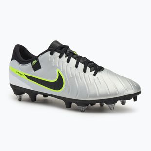 Кросівки футбольні чоловічі Nike Tiempo Legend 10 Academy SG-Pro silver/volt/black
