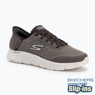 Кросівки чоловічі SKECHERS Slip-ins Go Walk Flex New World brown