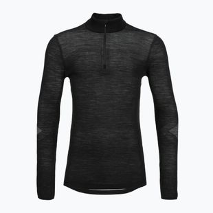 Кофта термічна чоловіча Smartwool Intraknit Thermal Merino Base Layer 1/4 Zip black/white