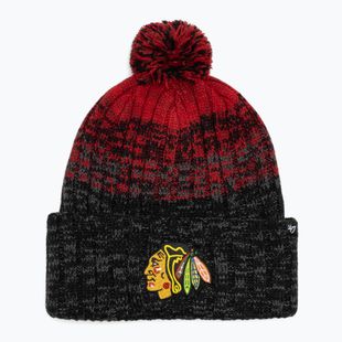 Шапка зимова 47 Brand NHL Chicago Blackhakws Cascade black