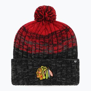 Шапка зимова 47 Brand NHL Chicago Blackhakws Cascade black