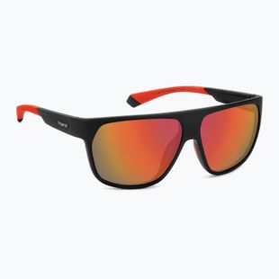 Окуляри сонцезахисні чоловічі Polaroid PLD 7053/S matte black red/red multilayer polarized