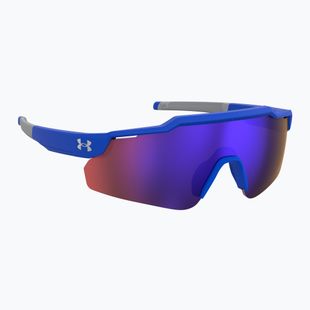 Окуляри сонцезахисні дитячі Under Armour Levelup Jr S3 matte blue grey/infrared