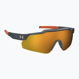 Окуляри сонцезахисні дитячі Under Armour Levelup Jr S3 metalized grey/gold mirror