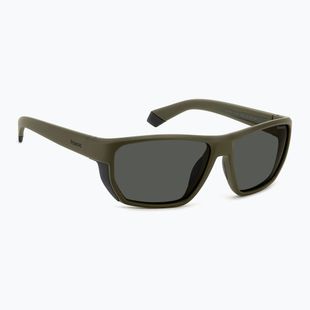 Окуляри сонцезахисні чоловічі Polaroid PLD 7057/S matte green/grey polarized