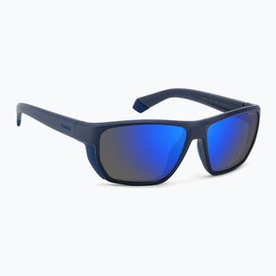 Окуляри сонцезахисні чоловічі Polaroid PLD 7057/S matte blue/blue mirror polarized