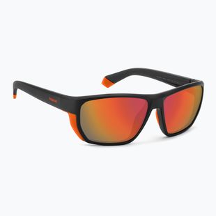 Окуляри сонцезахисні чоловічі Polaroid PLD 7057/S matte black orange/red multilayer polarized