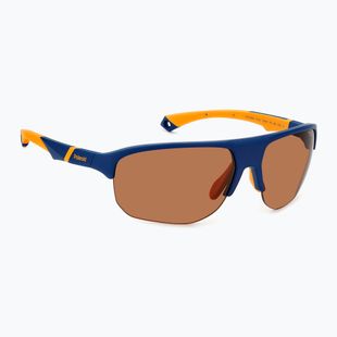 Окуляри сонцезахисні чоловічі Polaroid PLD 7059/S matte blue orange/brown polarized high contrast