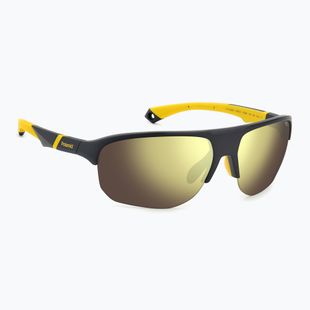 Окуляри сонцезахисні чоловічі Polaroid PLD 7059/S matte black yellow/gold polarized high contrast