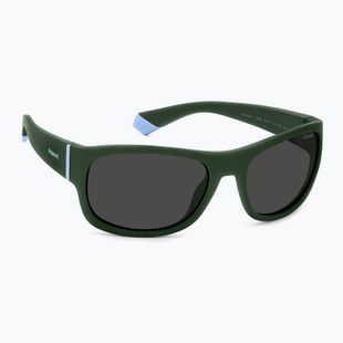 Окуляри сонцезахисні дитячі Polaroid PLD 8064/S green/grey polarized