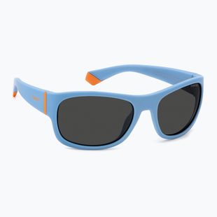 Окуляри сонцезахисні дитячі Polaroid PLD 8064/S azure/grey polarized