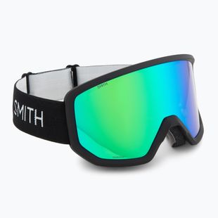 Окуляри гірськолижні Smith Transfer black/green sol-x mirror