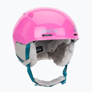 Шолом гірськолижний дитячий Smith Glide Jr Mips vivid pink hearts