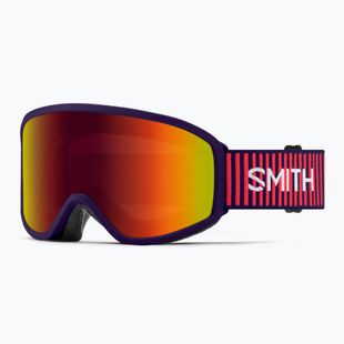Окуляри лижні дитячі Smith Reason OTG S3 deep plum gradient/red solx mirror antifog