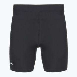 Легінси для бігу чоловічі Under Armour Launch Half Tights black/black/metallic silver