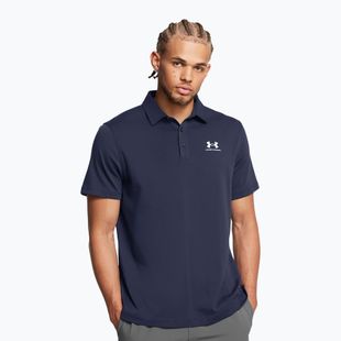 Футболка поло чоловіча Under Armour Icon Polo midnight navy/white
