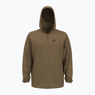 Куртка для тренувань чоловіча Under Armour Vibe Woven Windbreaker coyote/black