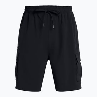 Шорти для тренувань чоловічі Under Armour Vibe Woven Cargo black/white