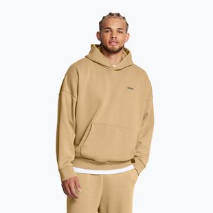 Кофта чоловіча Under Armour Icon HWT Fleece Wash OS Hoodie camel/white