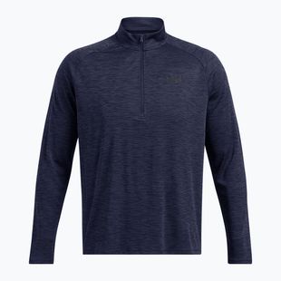 Кофта чоловіча Under Armour Tech Textured 1/2 Zip midnight navy/black