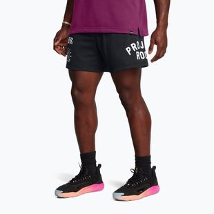 Шорти чоловічі Under Armour Project Rock Terry Badge Of Honor Fleece black