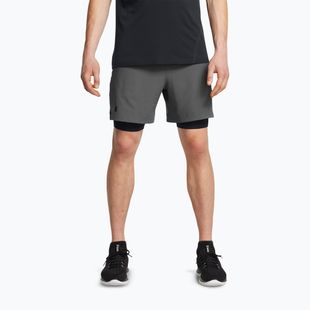 Шорти для тренувань чоловічі Under Armour Vanish Woven 2In1 Sts castlerock/black/black