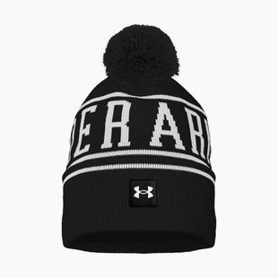 Шапка зимова чоловіча Under Armour Halftime Pom Beanie black/white/white