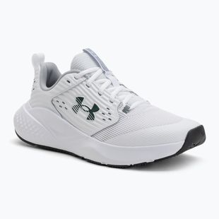 Кросівки для тренувань чоловічі Under Armour Commit 4 white/mod gray/forest green
