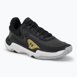 Кросівки баскетбольні Under Armour Spawn 7 black/metallic gold/black