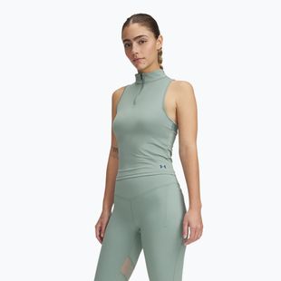 Футболка для тренувань жіноча Under Armour Vanish Elite Vent Tank silica green/iridescent
