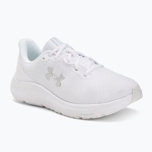 Кросівки для бігу жіночі Under Armour Charged Pursuit 4 white/white/metallic silver