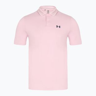 Футболка поло чоловіча Under Armour Matchplay Polo prime pink/midnight navy