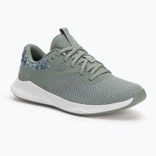Кросівки для тренувань жіночі Under Armour Charged Aurora 2+ silica green/white/metallic silica
